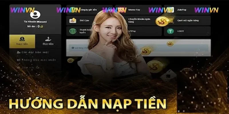 Cập nhật thủ tục nạp tiền WINVN
